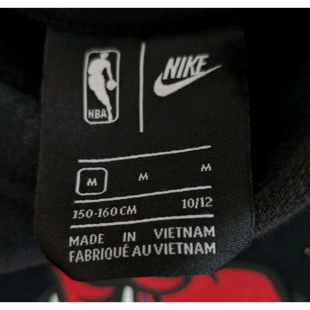 Kids Nike NBA Toronto Raptors Black Hoody Hoodie Pullover Sweater M Basketball - Picture 5 of 9